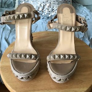 SOLD Christian Louboutin Cataclou 140 wedge 34